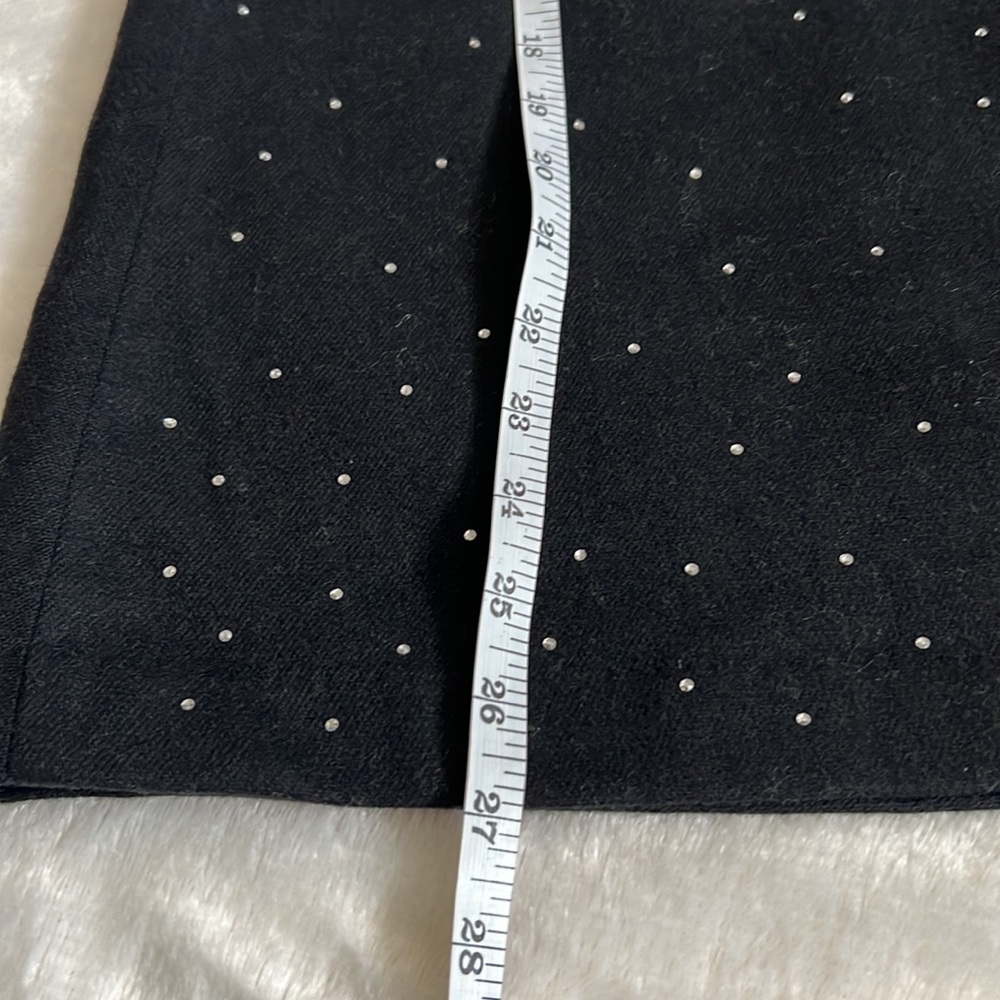 Gap rhinestone embellished A-line wool skirt - Picture 5 of 6